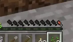 Empty Hunger Bar Minecraft 