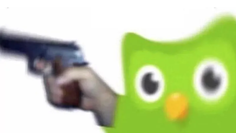 Evil duolingo owl 