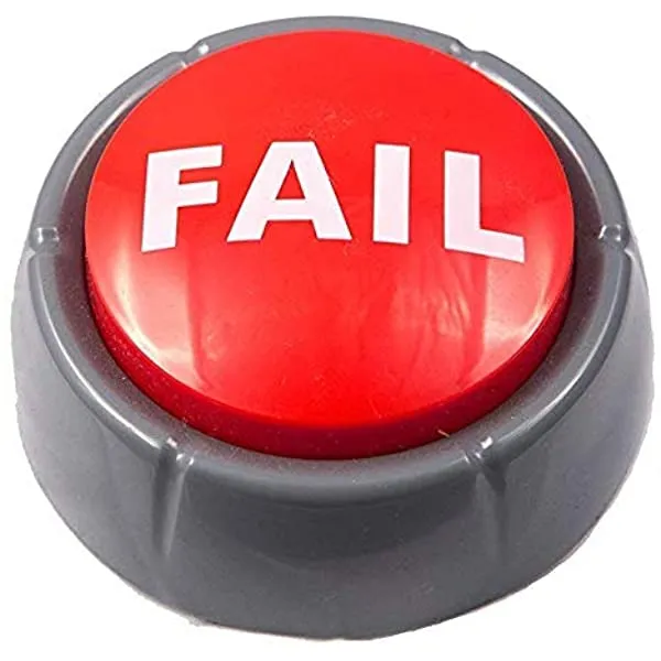 Fail red button 