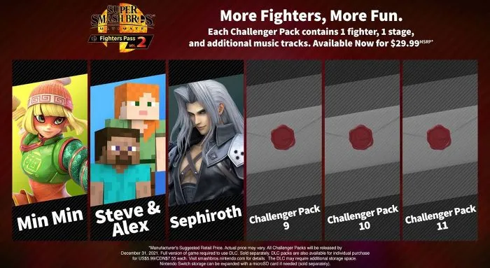 Fighters Pass Vol 2 with Sephiroth 