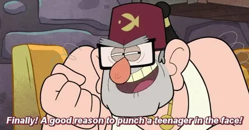 Finally! A good reason to punch a teenager in the face! 
