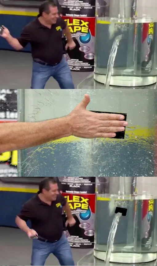 Flex Tape Fail 