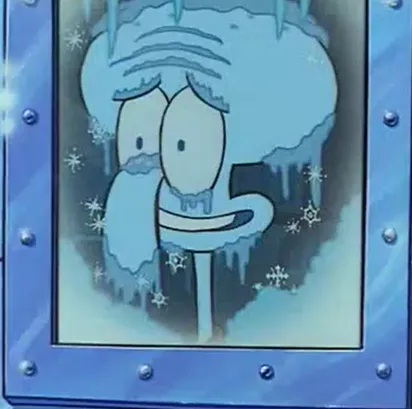 Frozen Squidward 