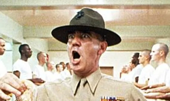 Full Metal Jacket USMC Drill Sergeant R Lee Ermey Cropped 