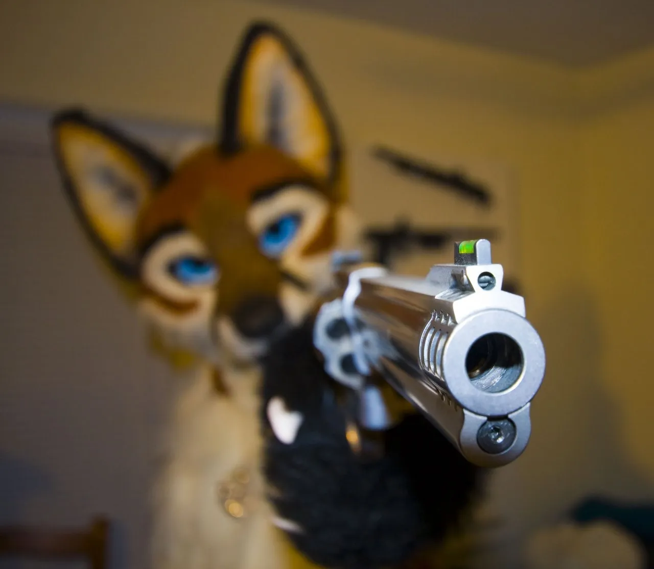Furry with gun 