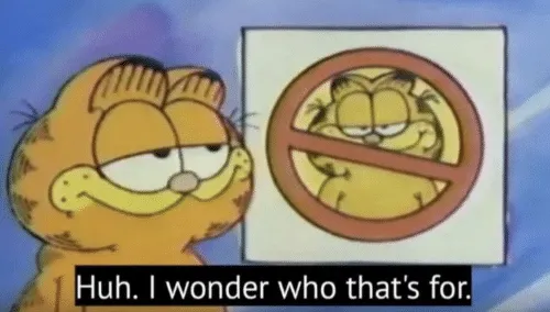 Garfield wonders 