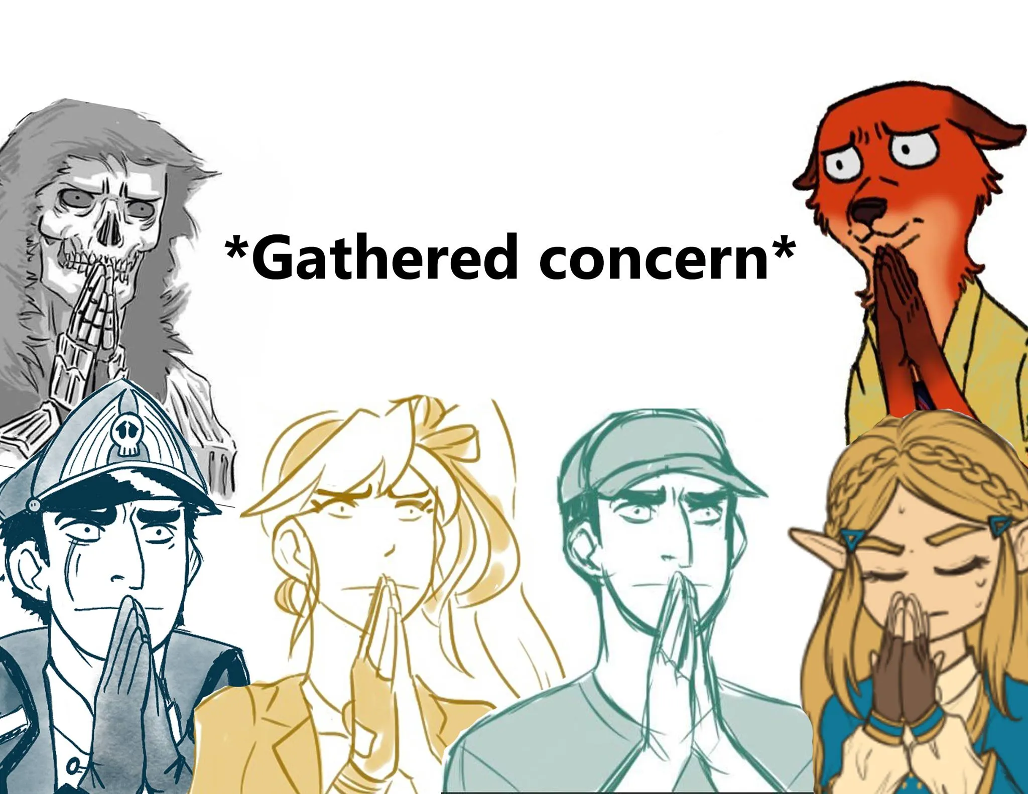Gathered concern 