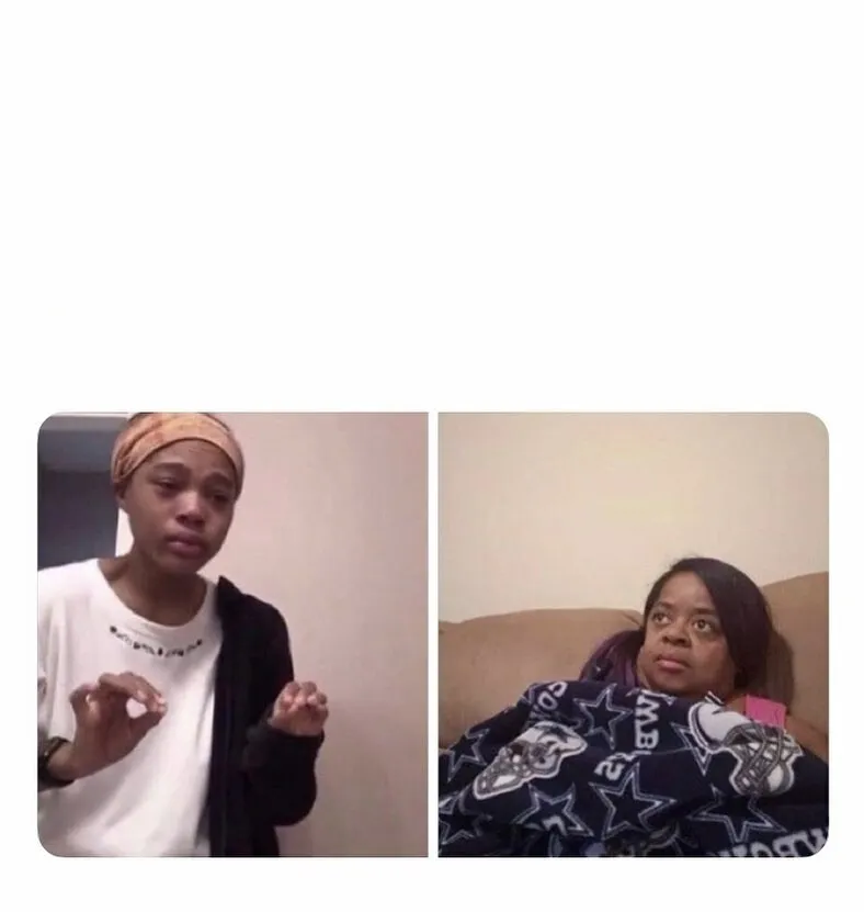 Girl trying to explain her mom 