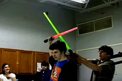 Griffin Mcelroy lightsaber 