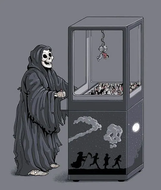 Grim Reaper Claw Machine 