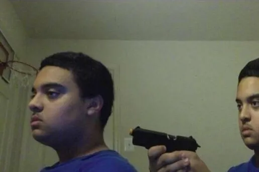 Guy Shoots Himself 