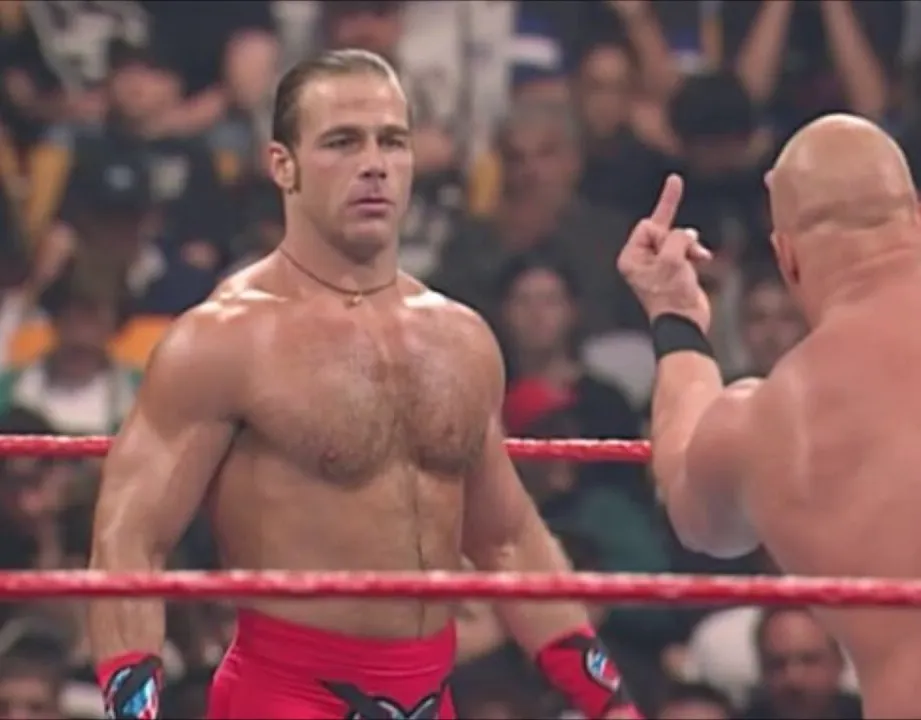 HBK And Austin Flip Off 