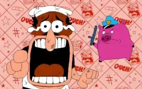 HE'S THE ONE, OFFICER! 