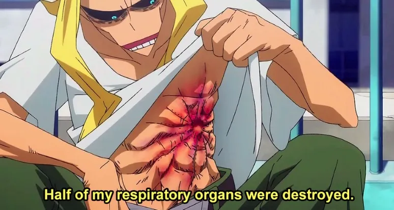 Half of my respiratory organs were destroyed 