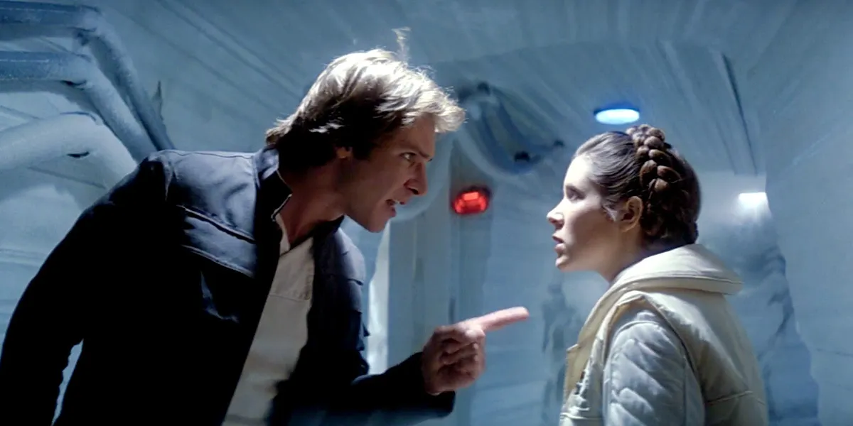 Han Solo Leia Hoth you could use a good kiss 