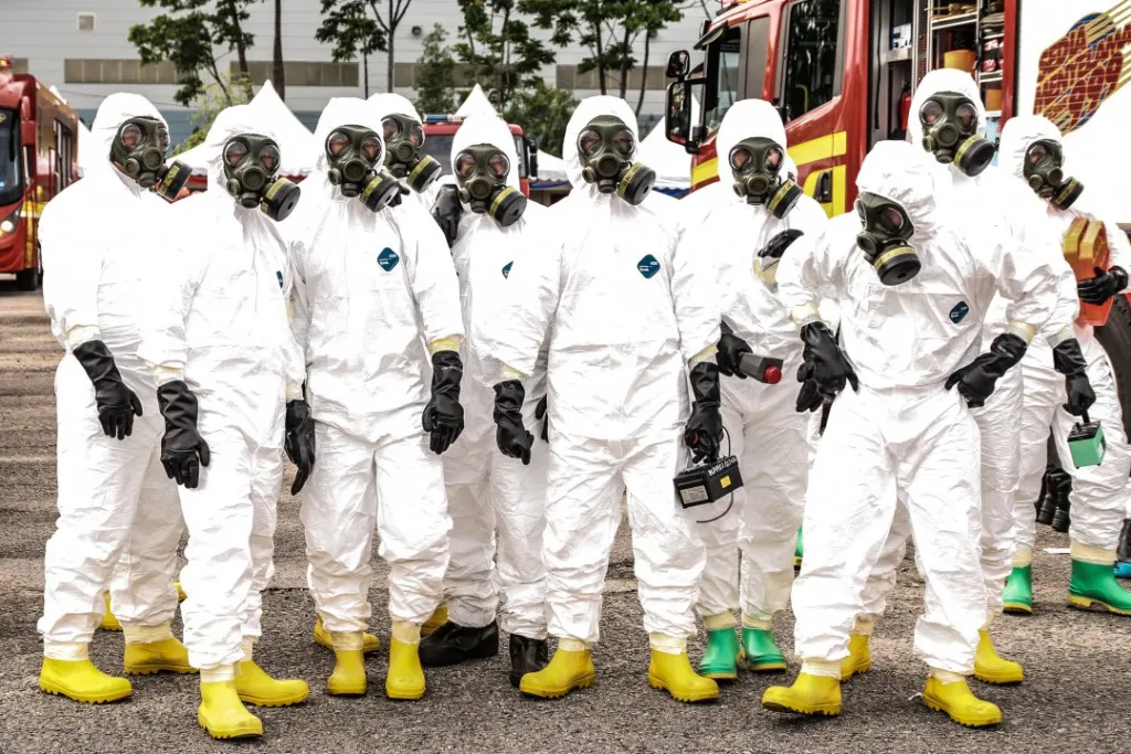 Hazmat suits 