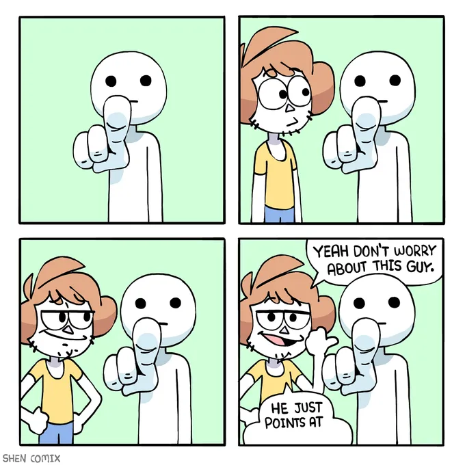 He Just Points At People 