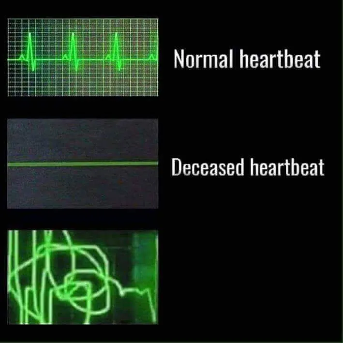 Heart beat meme 