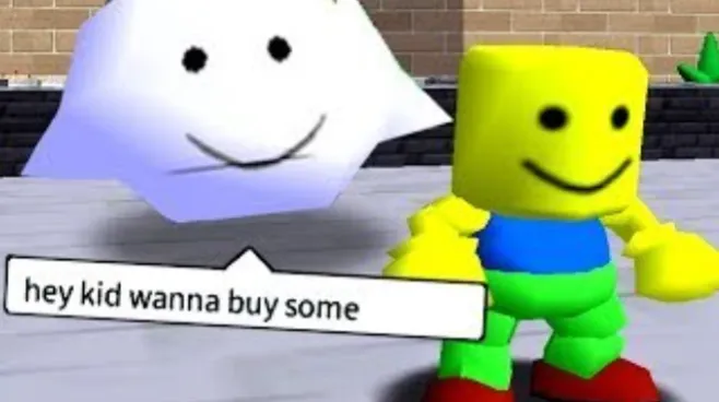 Hey kid wanna buy some __ 