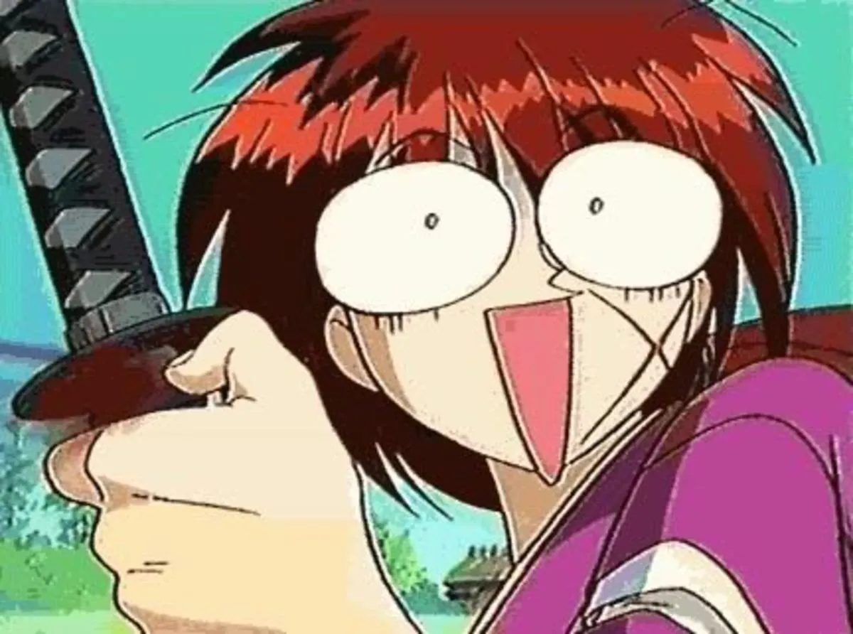 Himura Kenshin Shocked 