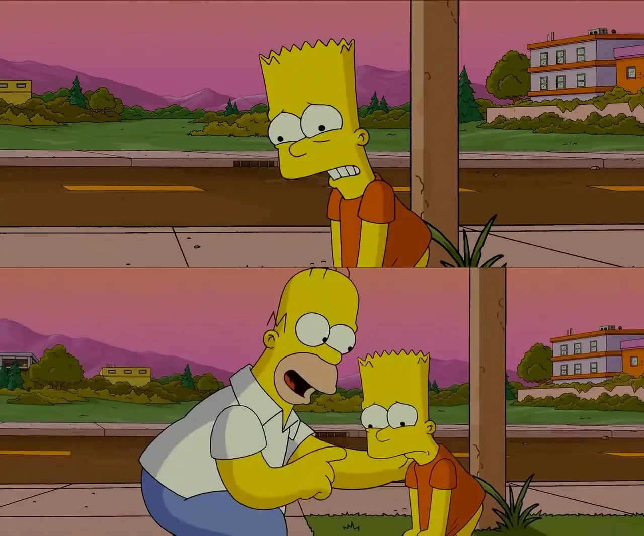 Homer and Bart worst day so far