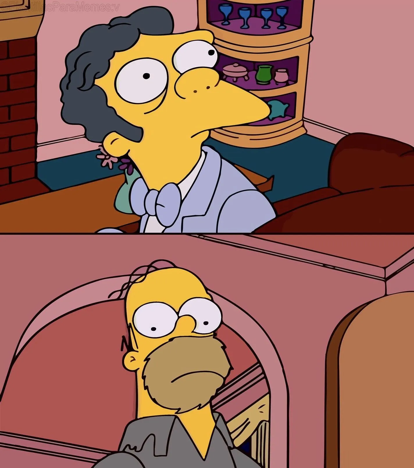 Homer and moe 