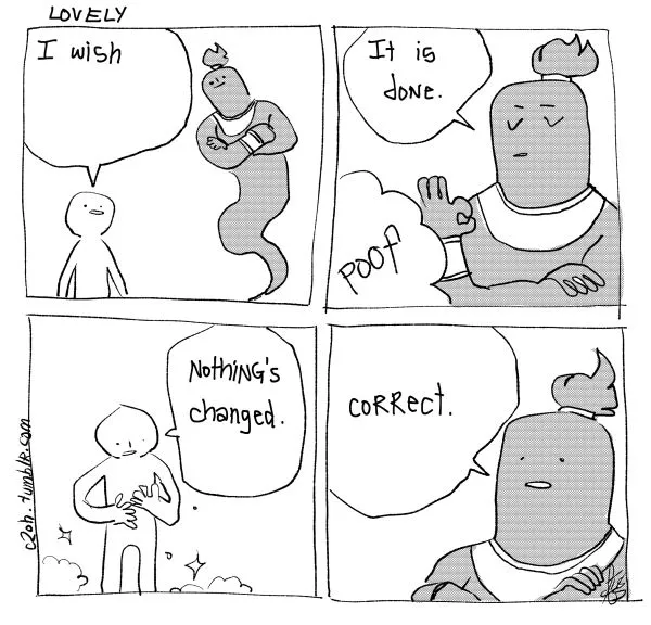 I Wish Genie Nothing's Changed 