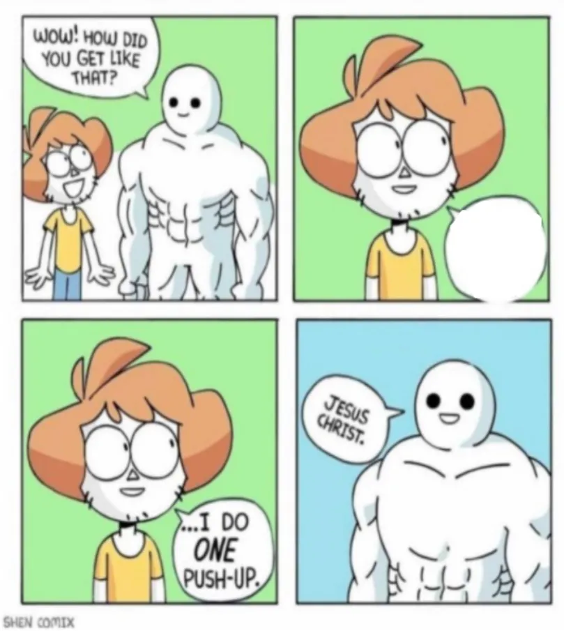 I do one push up reversed 