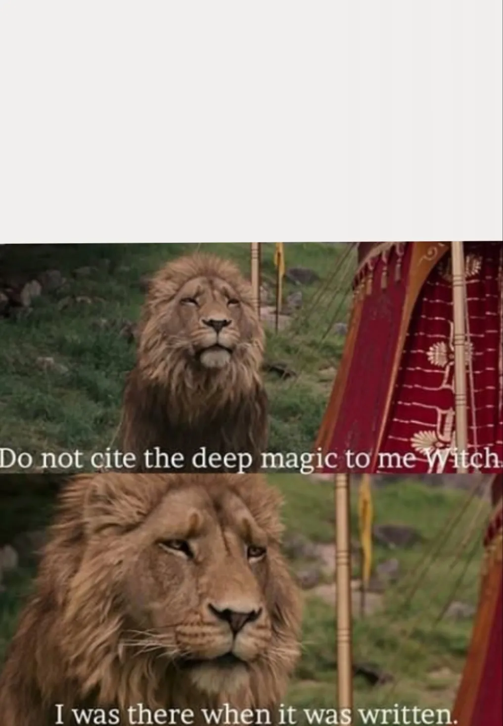 I was there when it was written with blank 