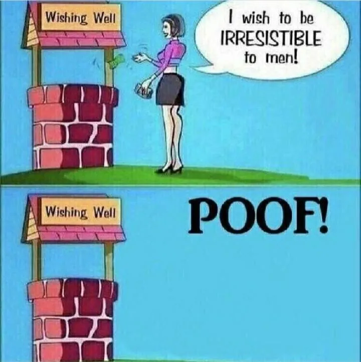 I wish to be irresistible to men 