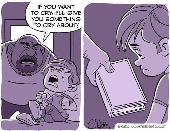 If you want to cry, I'll give you something to cry about 