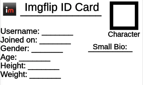 Imgflip ID Card 