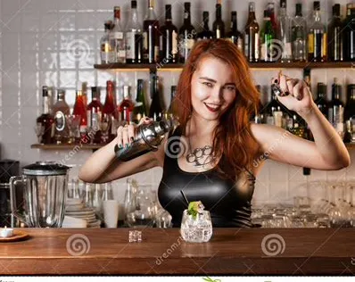 Inquisitive bartender 