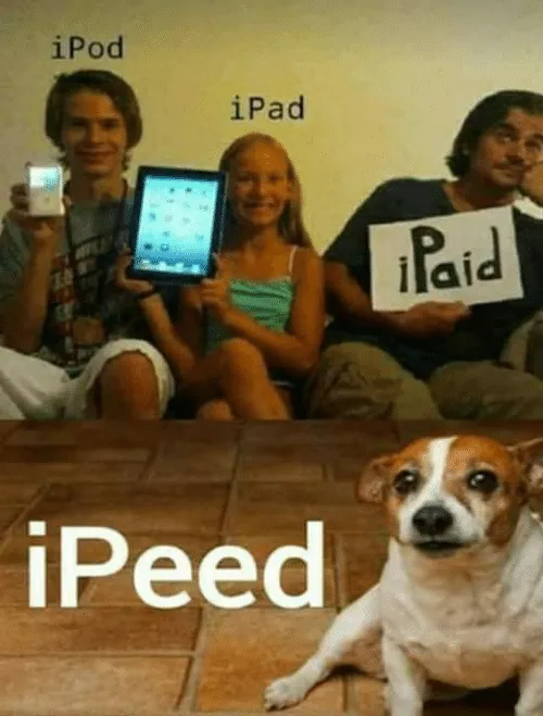 Ipod, Ipad, Ipaid, Ipeed,Blank 