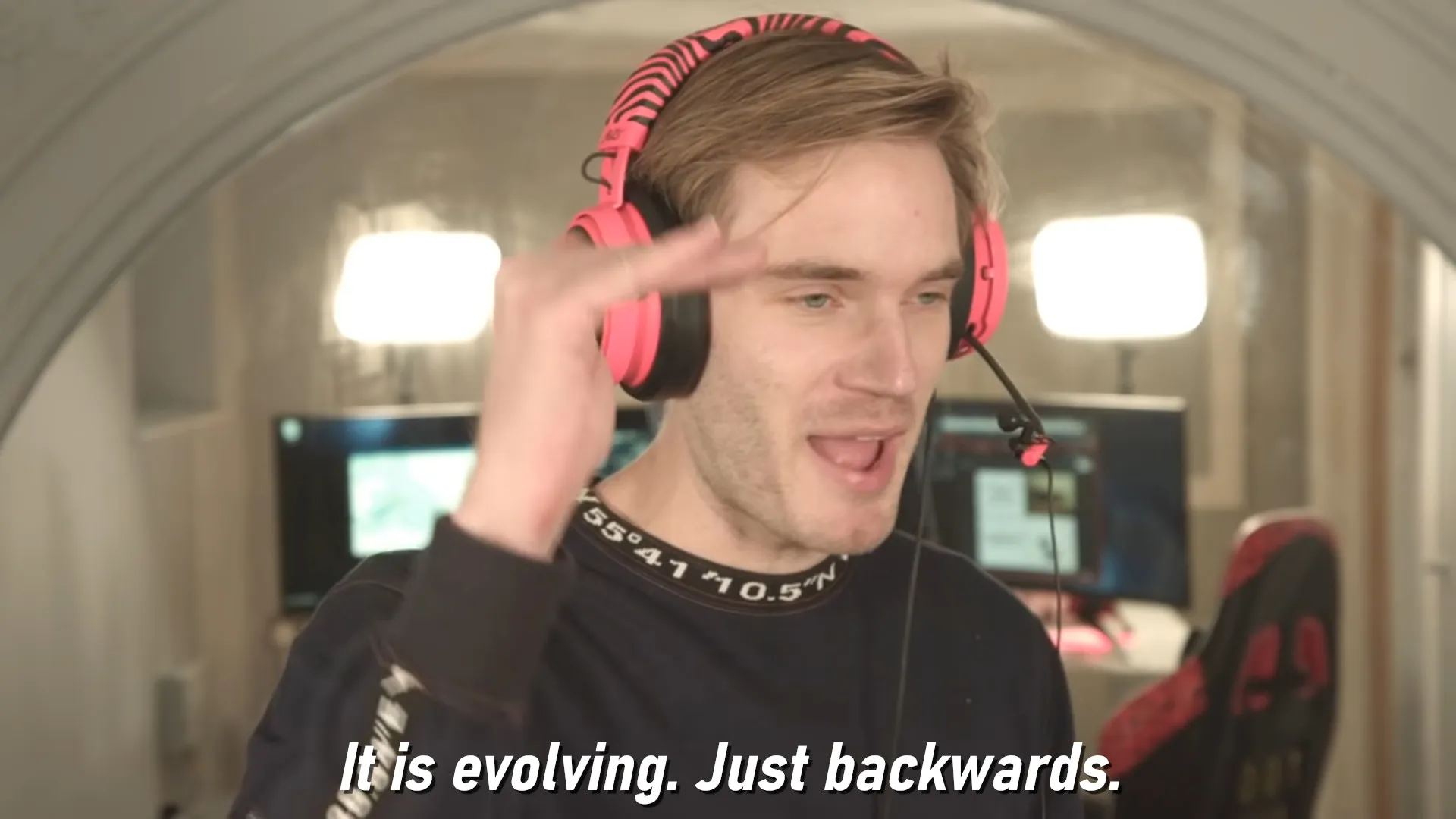 Its evolving just backwards 