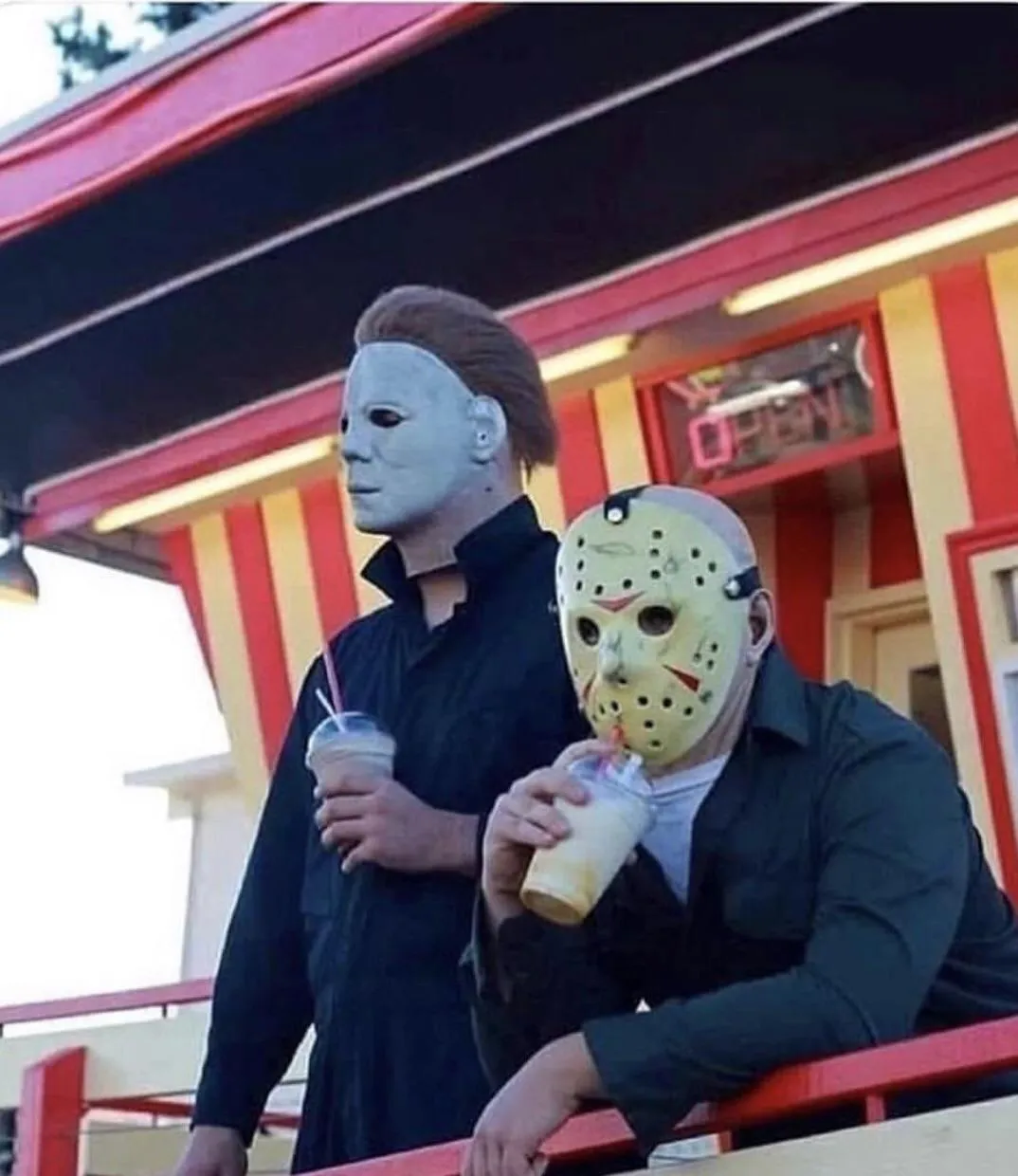 Jason Michael Myers hanging out 