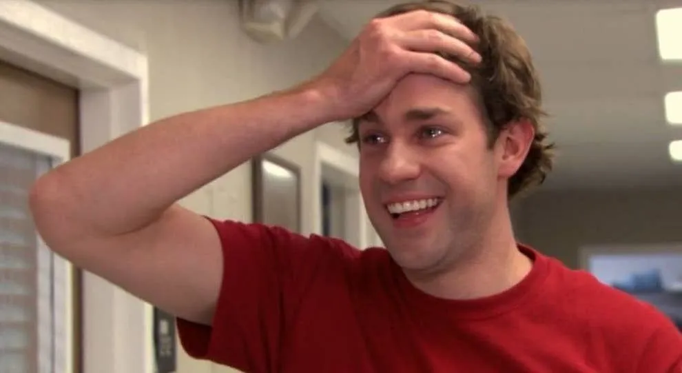 Jim halpert crying 