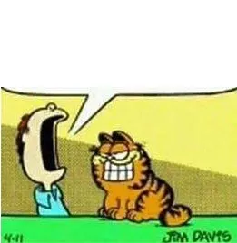 Jon Yelling at garfield 