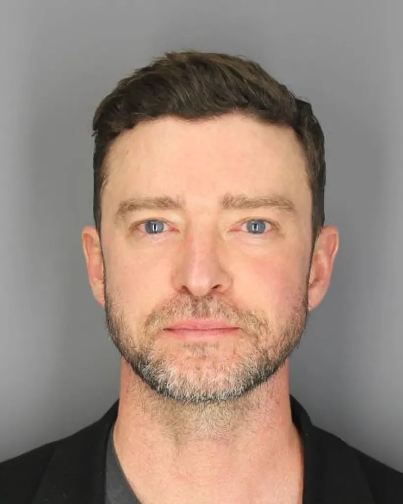 Justin Timberlake DUI Mugshot