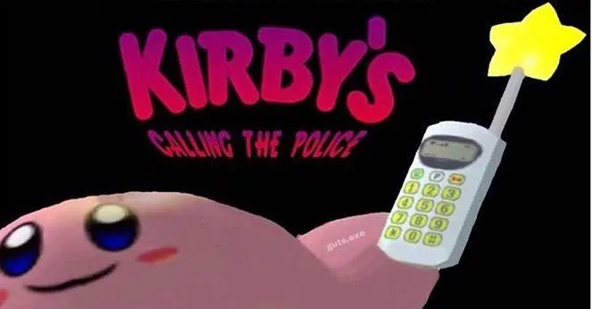 Kirby's calling the Police 