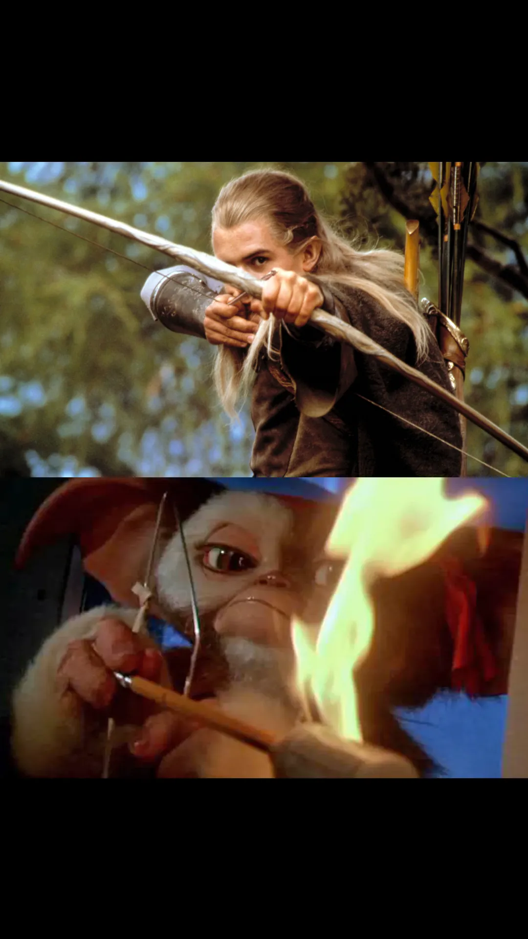 Legolas and Gizmo 