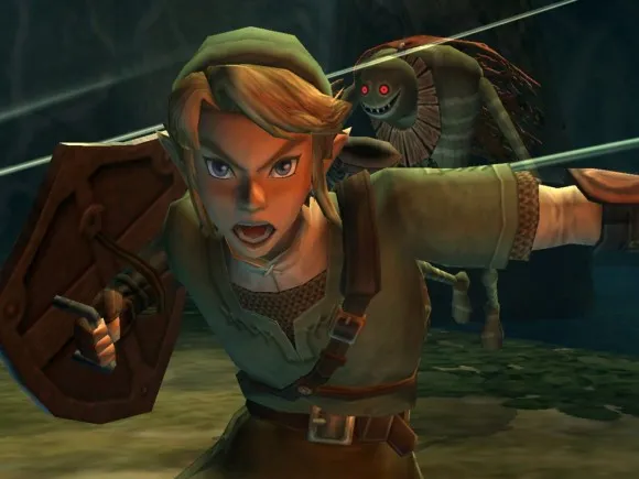 Link Legend of Zelda Yelling 