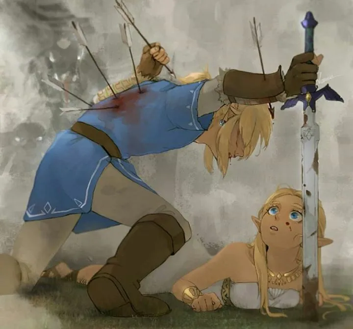 Link and zelda 