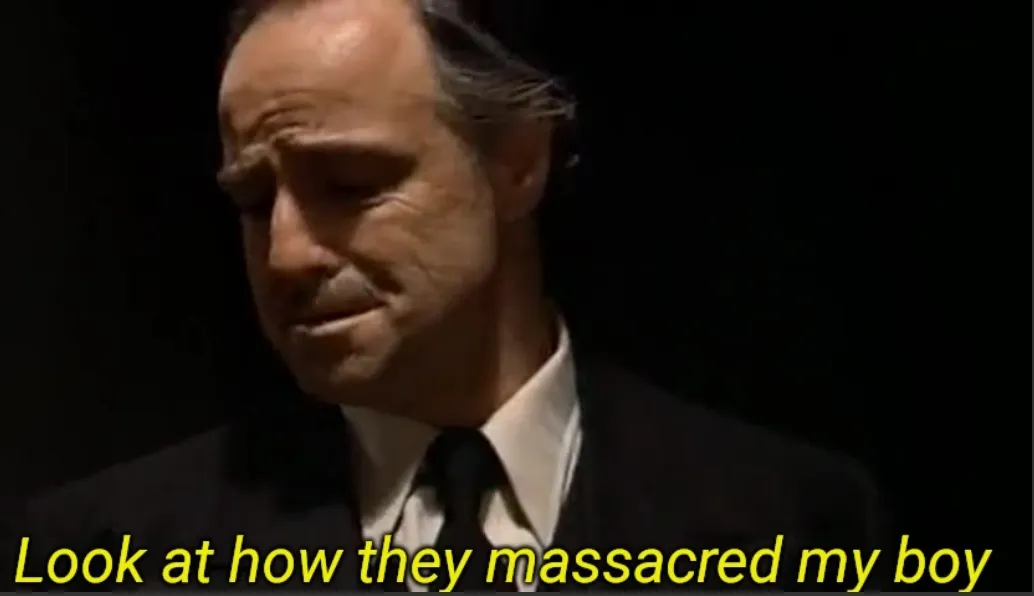 Look at how they massacred my boy 