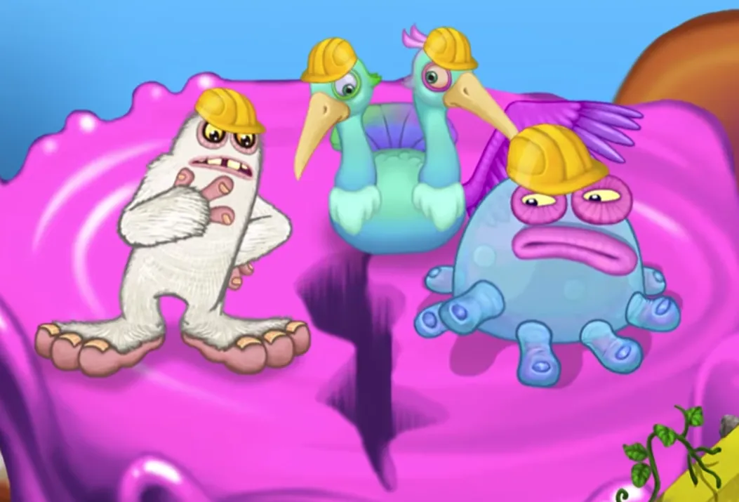 Mammott and Toe Jammer disgusted 