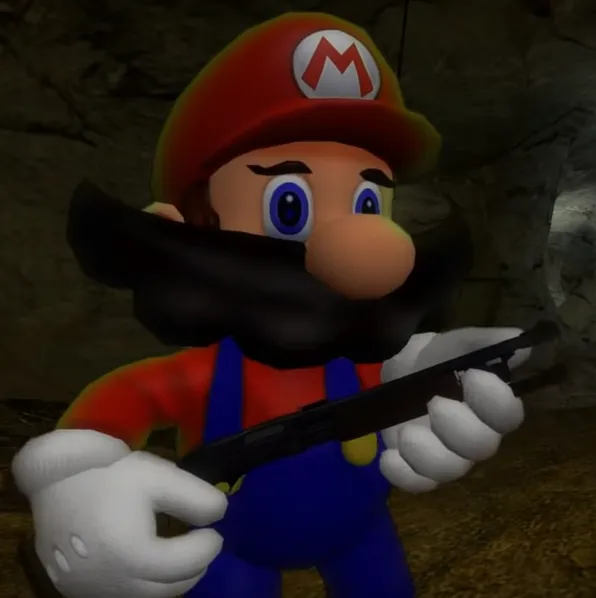 Mario with Shotgun 