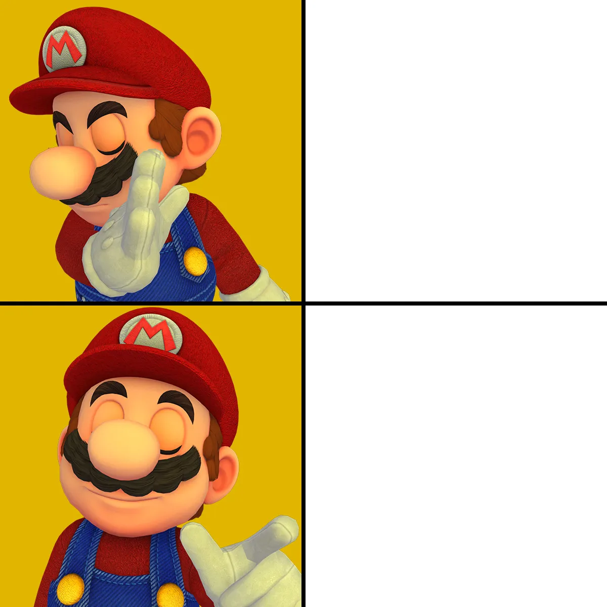 Mario/Drake template 