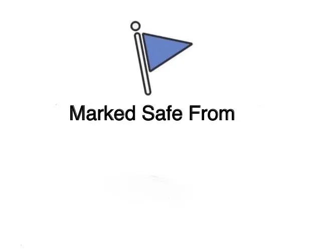 Marked Safe Flag 