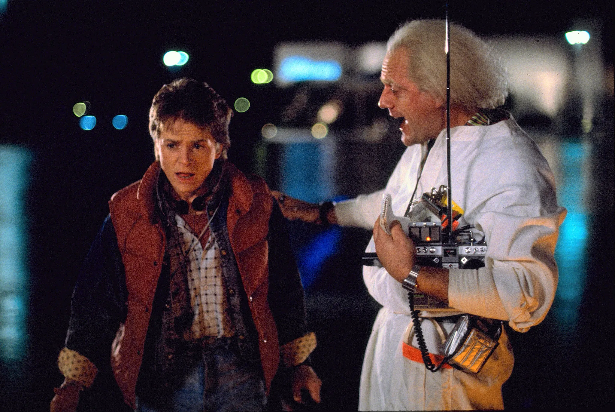 Marty McFly and Doc Brown 