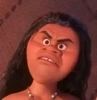 Maui face on Mona's body 